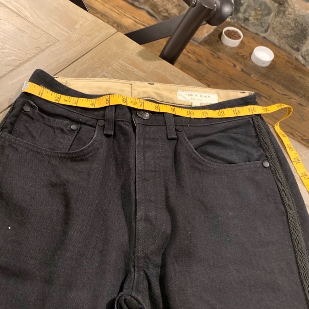 Rag and Bone Embroidered Tuxedo Jeans - Picture 2 of 7